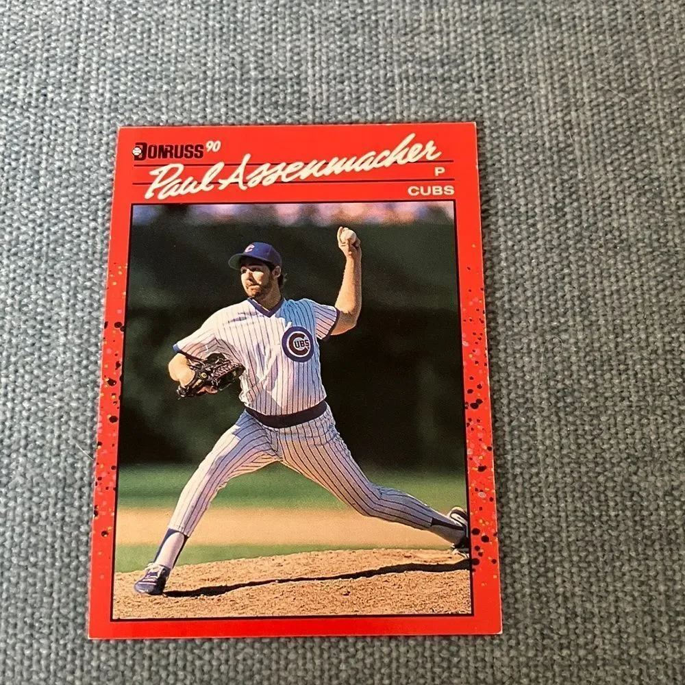 1990 Donruss Chicago Cubs Baseball Card Trading Card
